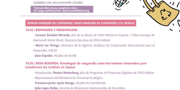 Día mundial del hábitat - Tecnologías de vanguardia como herramienta innovadora para transformar los residuos en riqueza