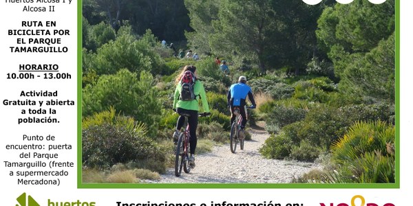 Ruta en bicicleta por el Parque Tamarguillo