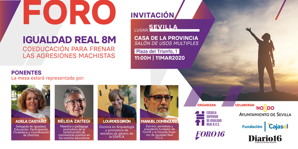 Foro Igualdad Real 8M – "Coeducación para frenar las agresiones machistas”