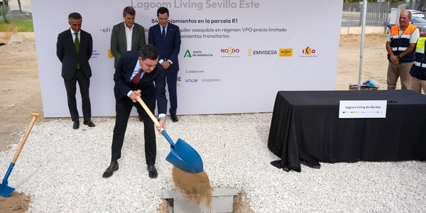 Comienzan las obras de las 691 viviendas protegidas en Sevilla Este que se convertirán en uno de los grandes referentes de la política de vivienda de la ciudad