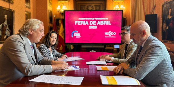 El Ayuntamiento y la CES consolidan la digitalización del Real con la plataforma de accesos de vehículos que agilizará el montaje, desmontaje y abastecimiento de la Feria 2026