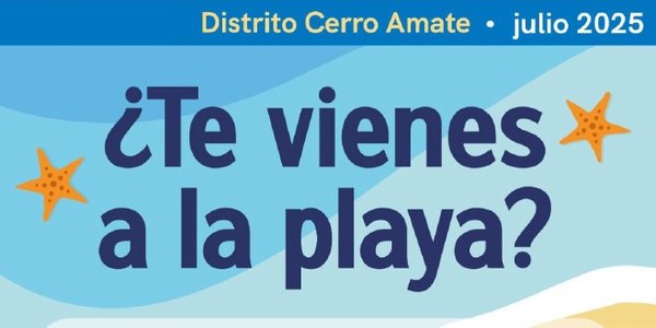 VIAJES A LA PLAYA DISTRITO CERRO-AMATE JULIO 2025