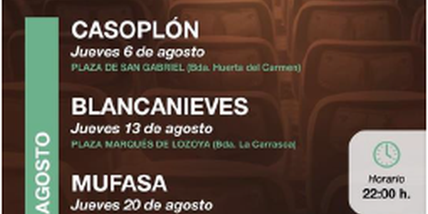 Cine de Verano 2026