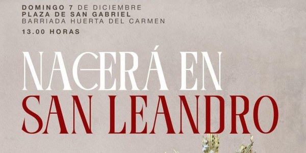 NACERÁ EN SAN LEANDRO - Convivencia Navideña