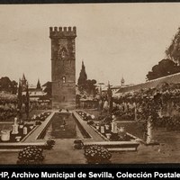Torre de Don Fadrique y jardines © ICAS-SAHP, Archivo Municipal de Sevilla, Colección Postales, 208