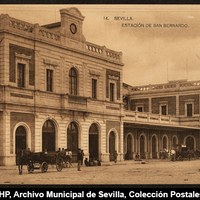 Estación de San Bernardo © ICAS-SAHP, Archivo Municipal de Sevilla, Colección Postales, 280