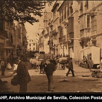 Puerta de la Carne salida a calle del Retiro © ICAS-SAHP, Archivo Municipal de Sevilla, Colección Postales, 315