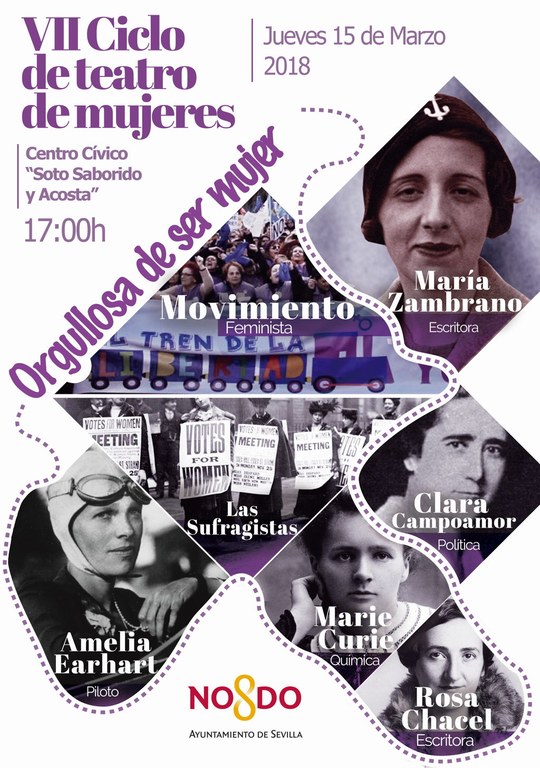 Cartel VII Ciclo Teatro de Mujeres 2018