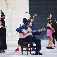 Archivo Fotográfico Bienal de Flamenco © Fotógrafa: Claudia Ruiz Caro / Pregón - Flashmob 2020