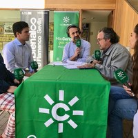 Luis Ybarra en el programa de Canal Sur Radio