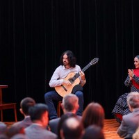 Un momento de la actuación de Javier Barón